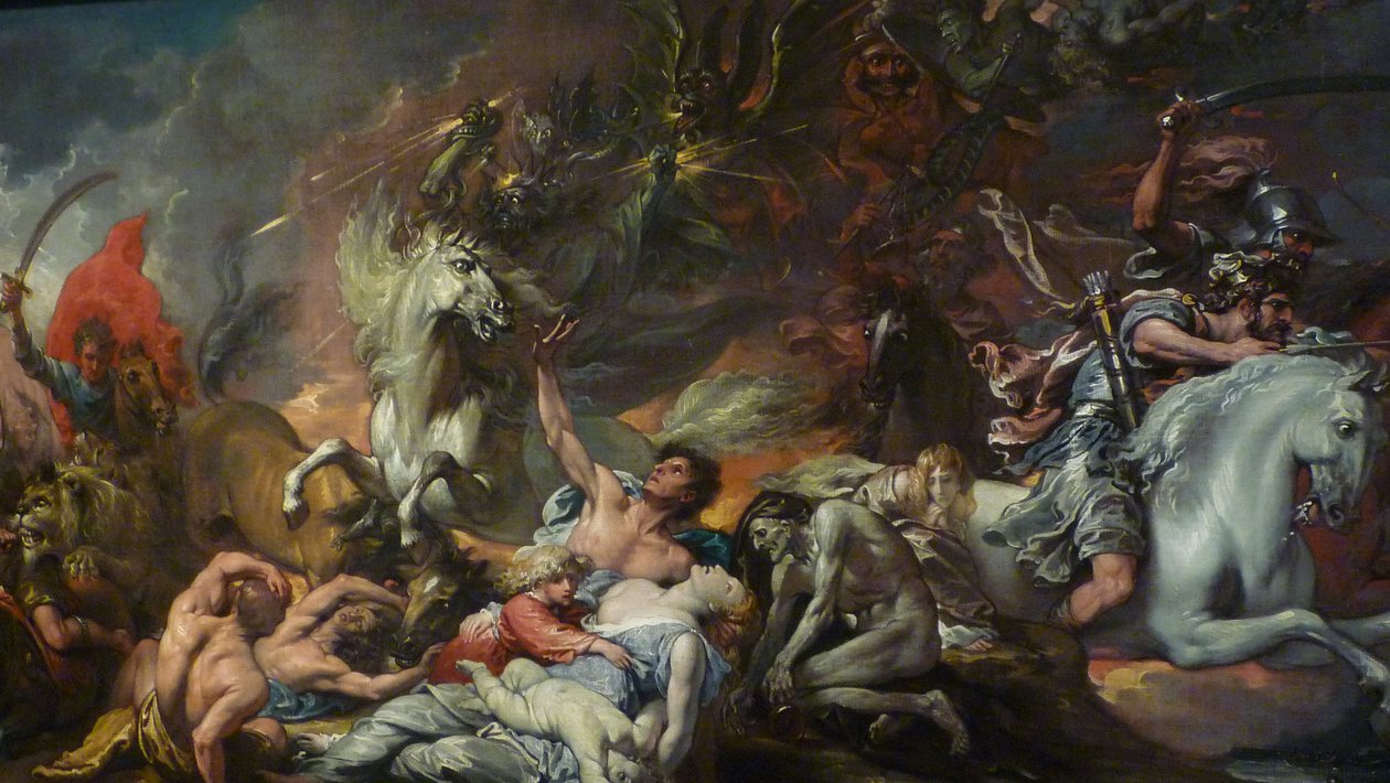 Smrt na bledém koni od Benjamin West