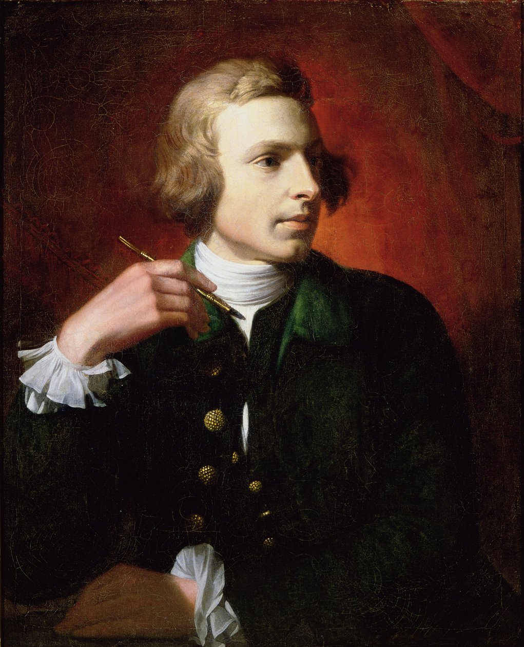 Portrét Charlese Wilsona Pealea (1741-1827), 1767-9 od Benjamin West