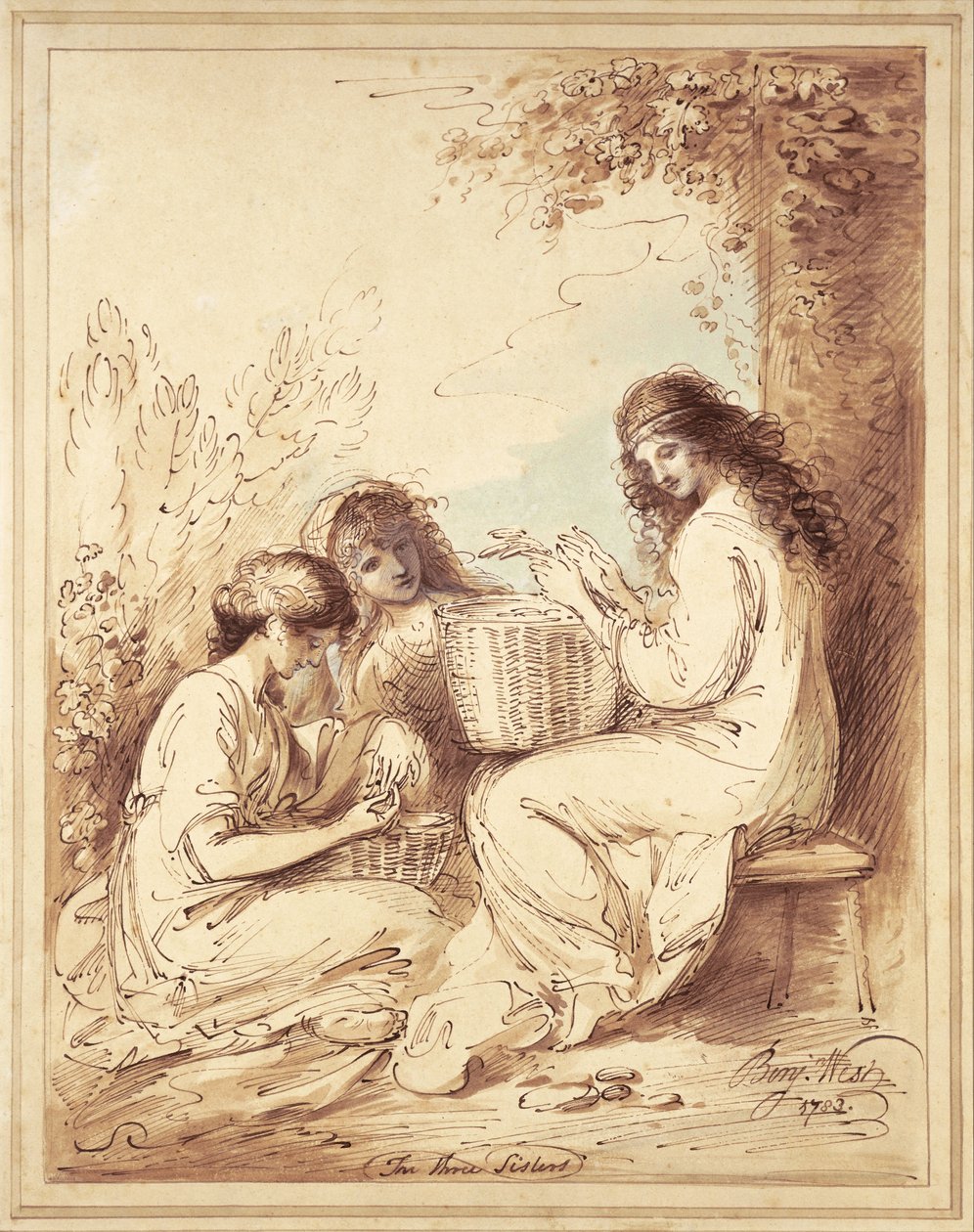 Tři sestry od Benjamin West