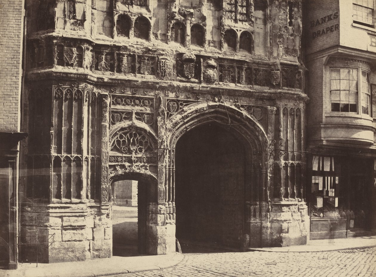 Christchurch Gateway, Canterbury od Benjamin Brecknell Turner