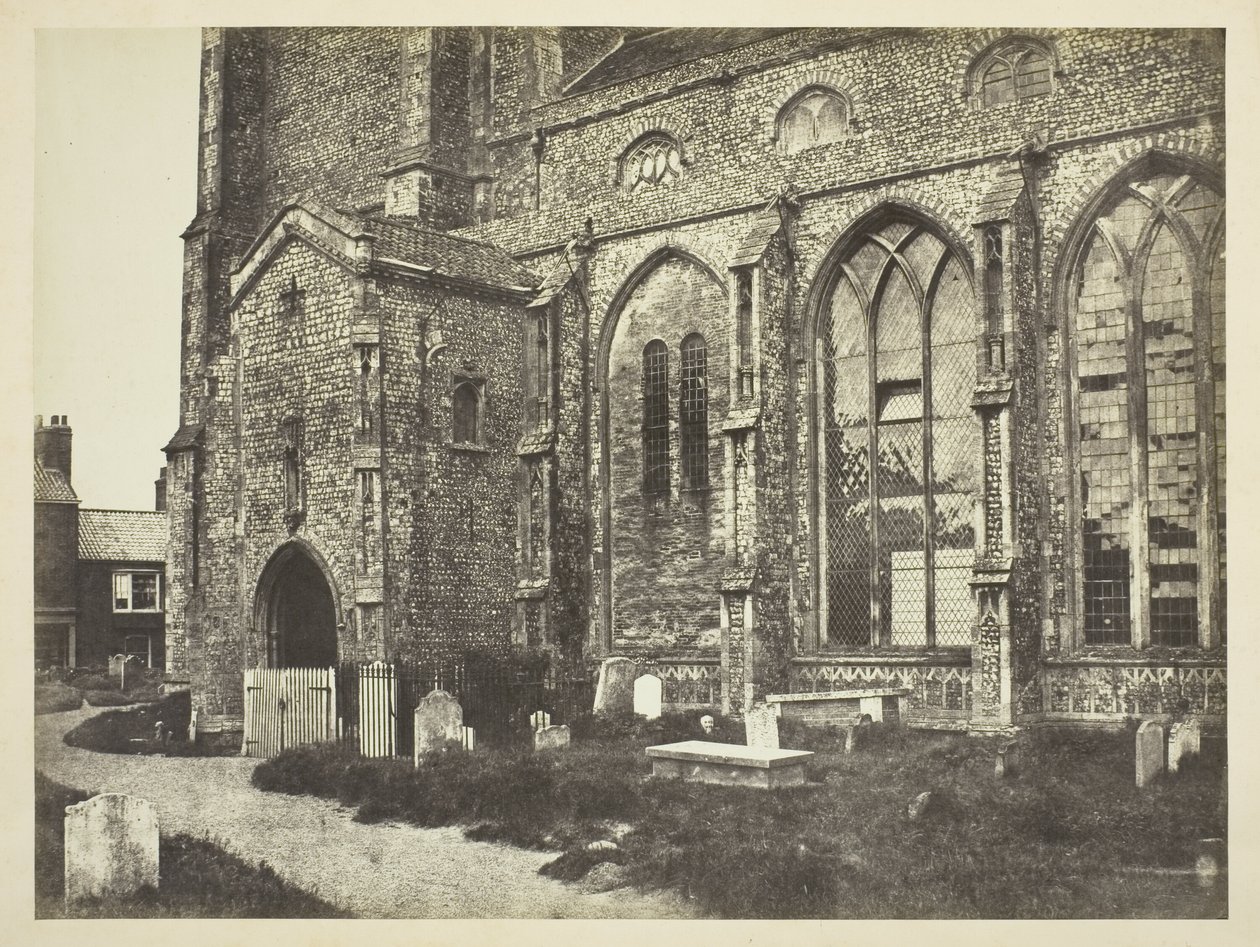 Jižní strana kostela Cromer od Benjamin Brecknell Turner