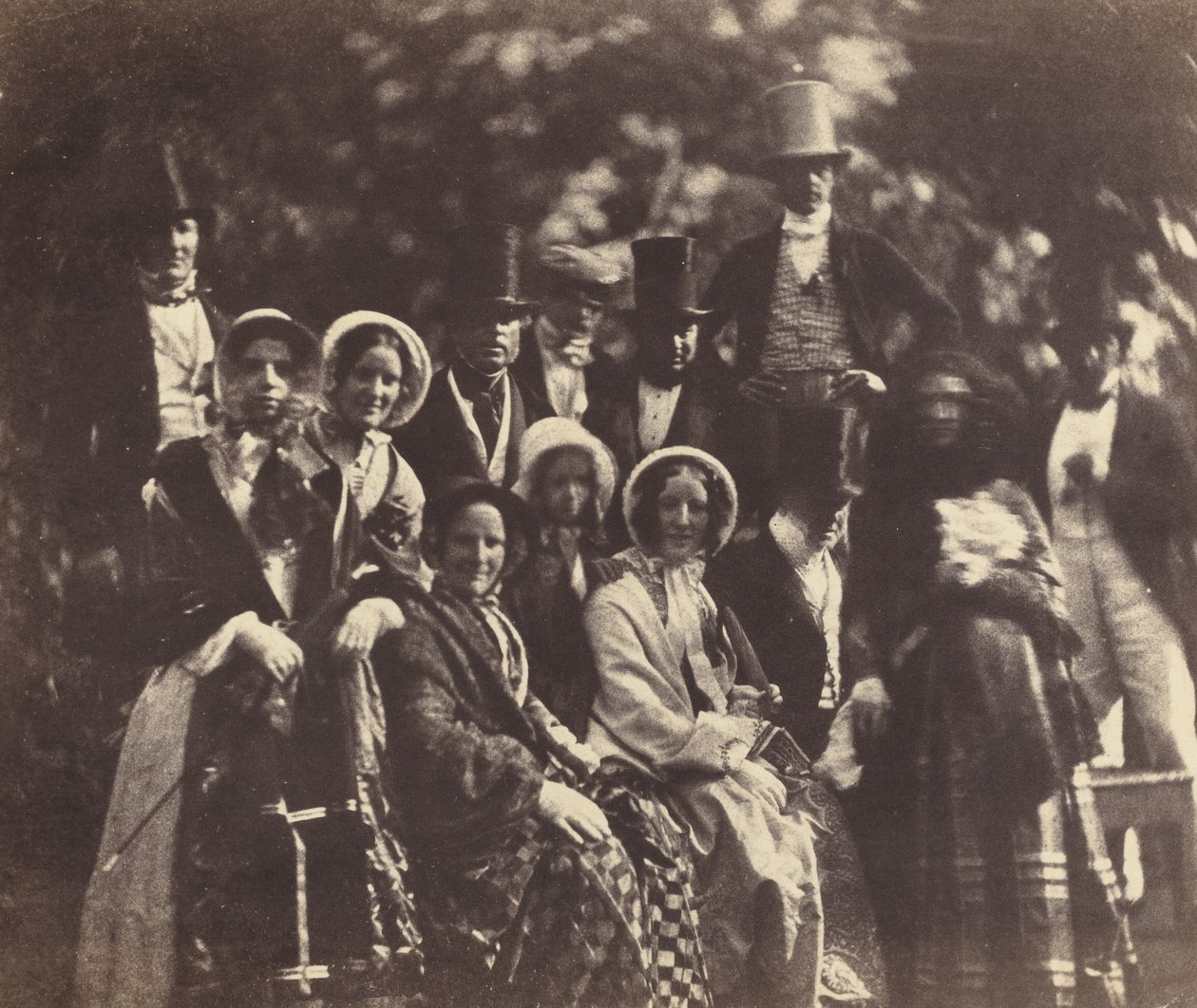 Svatební skupina, c. 1852 nebo 1853. od Benjamin Brecknell Turner