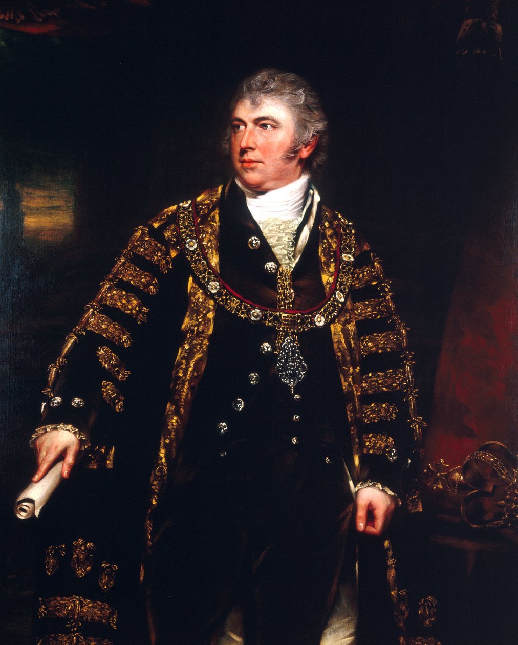 Harvey Christian Combe, primátor 1799 od Benjamin Burnell