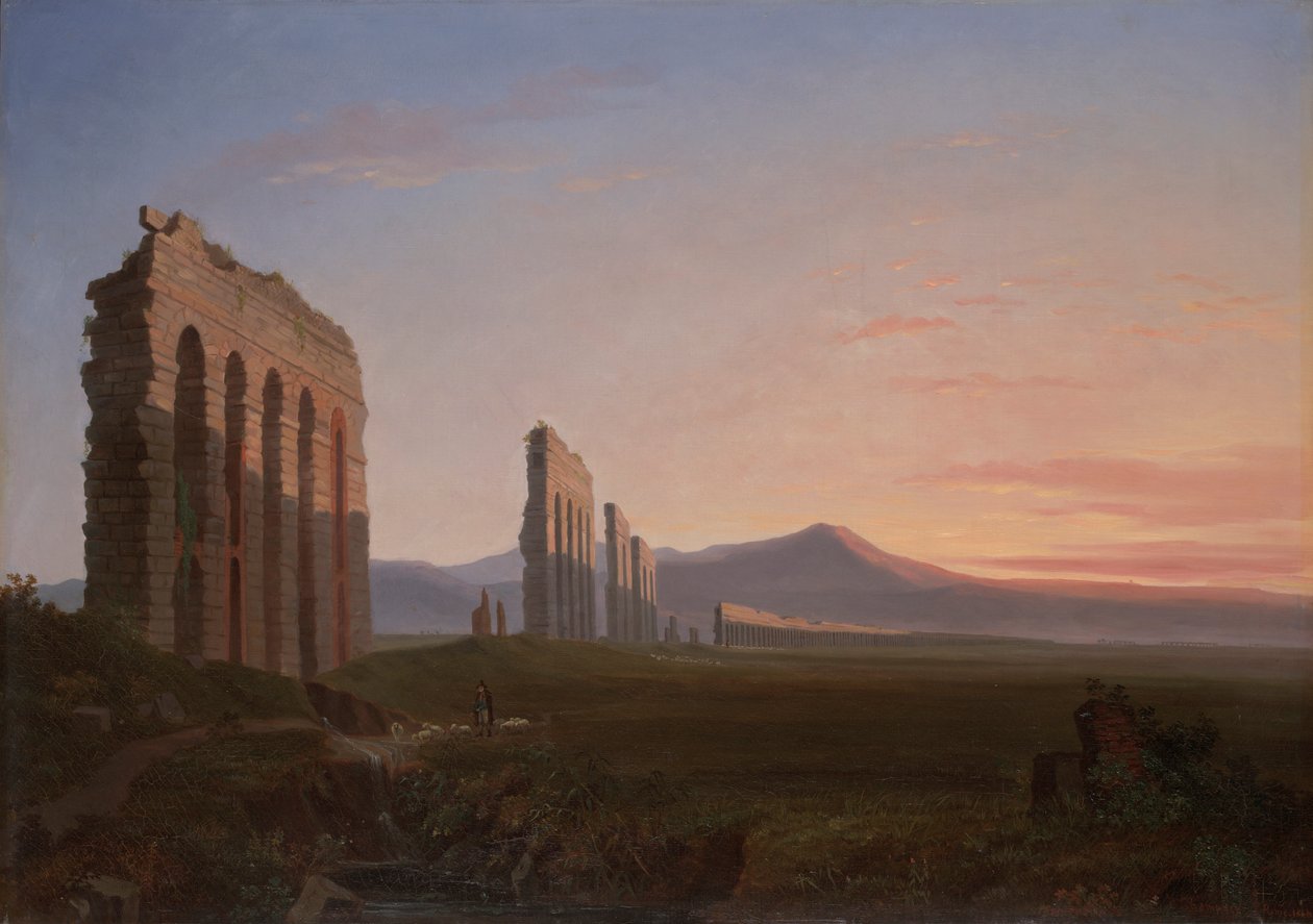 Pohled na římskou Campagna od Benjamin Champney