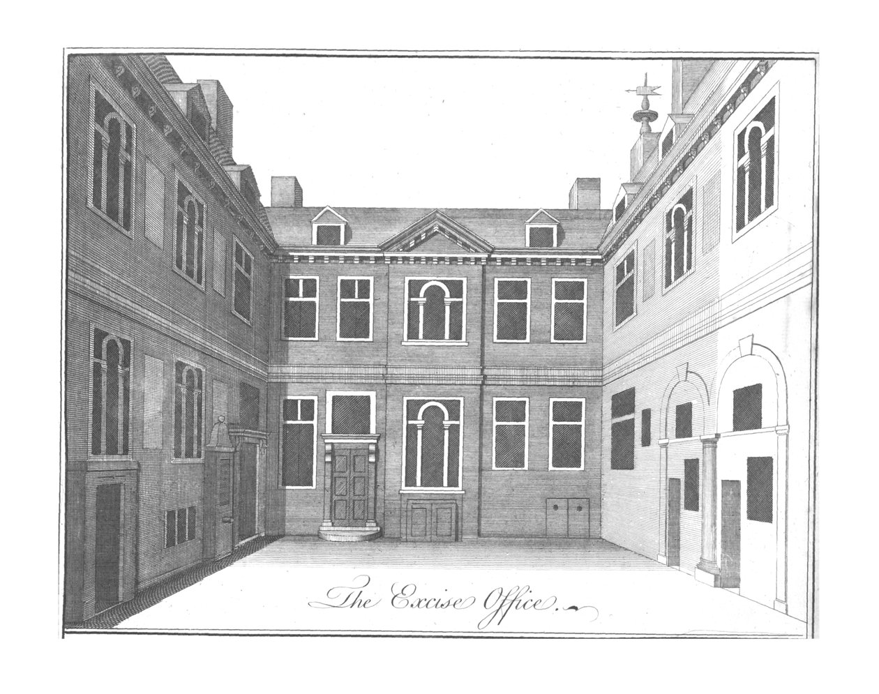 The Excise Office., c1756 od Benjamin Cole