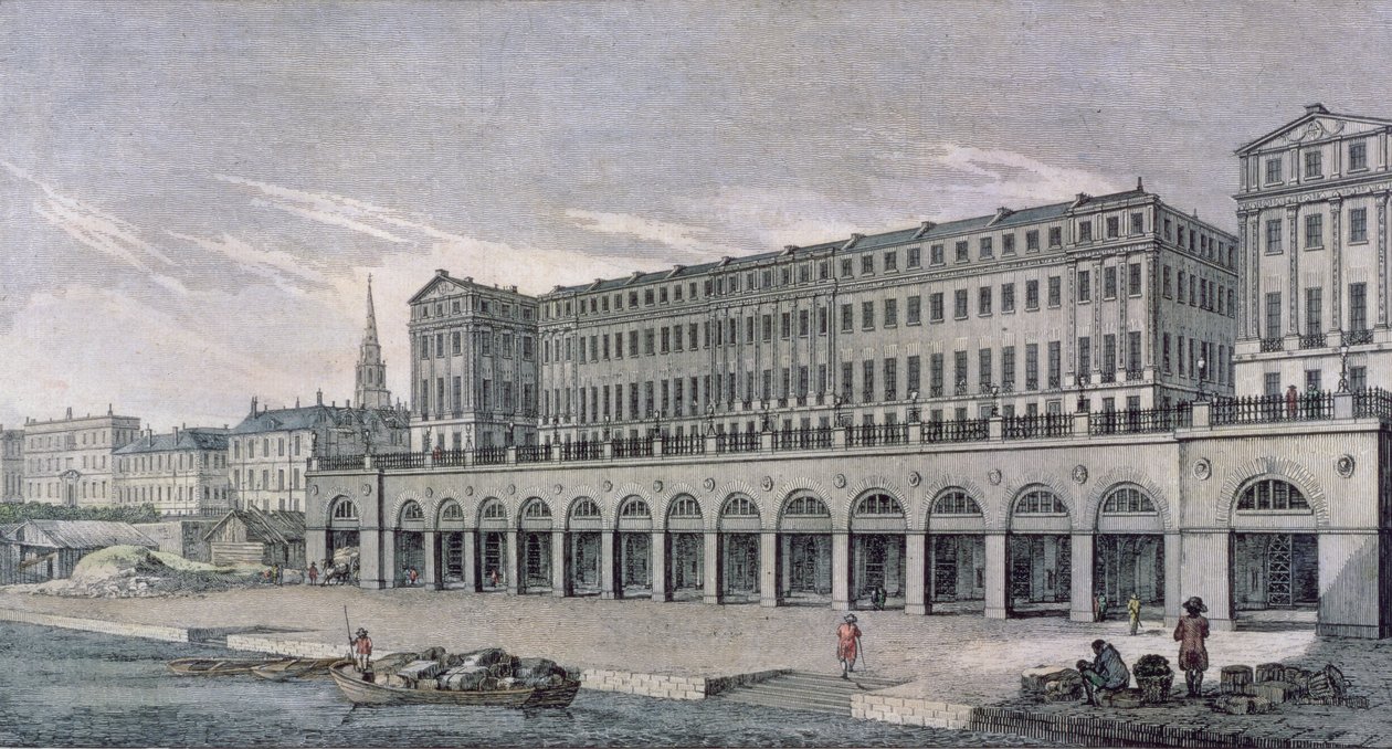 Budovy zvané Adelphi, Londýn, 1771 od Benjamin Green
