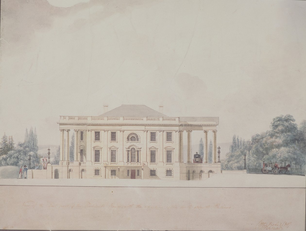 Jižní Portico of President