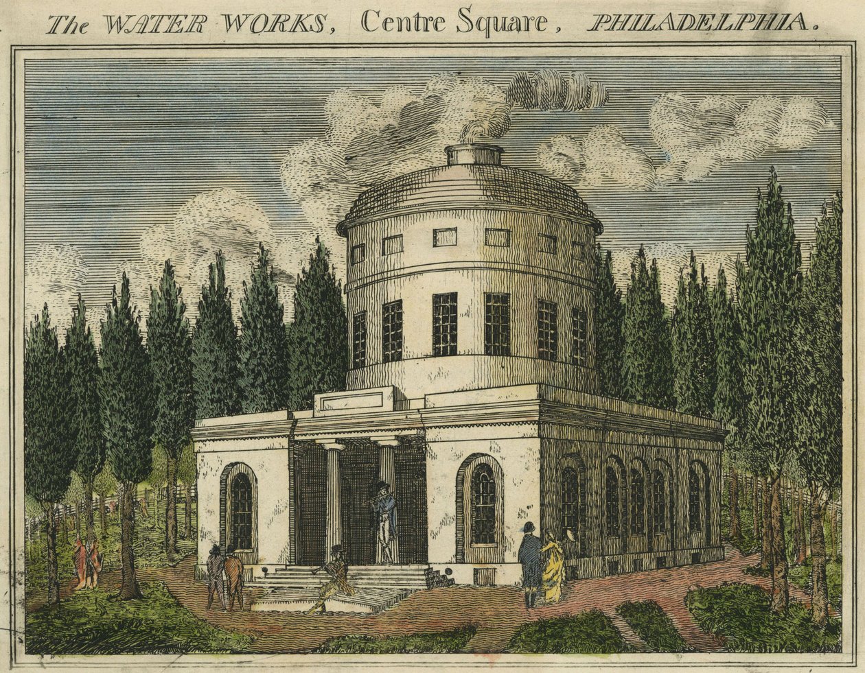 The Water Works, Center Square, Philadelphia od Benjamin Henry Latrobe