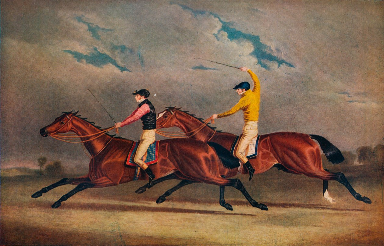Matilda Beating Mameluke, St. Leger, 1827, 1827 od Benjamin Herring