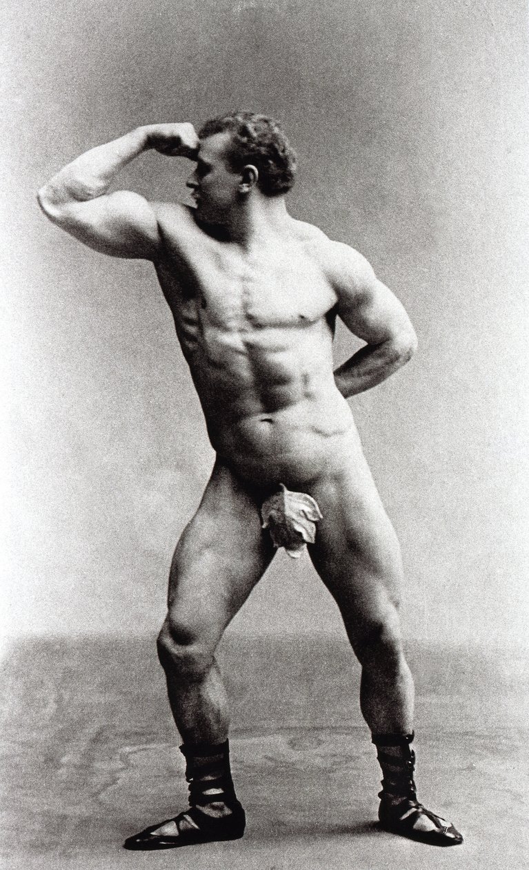 Německý kulturista Eugen Sandow od Benjamin J. Falk
