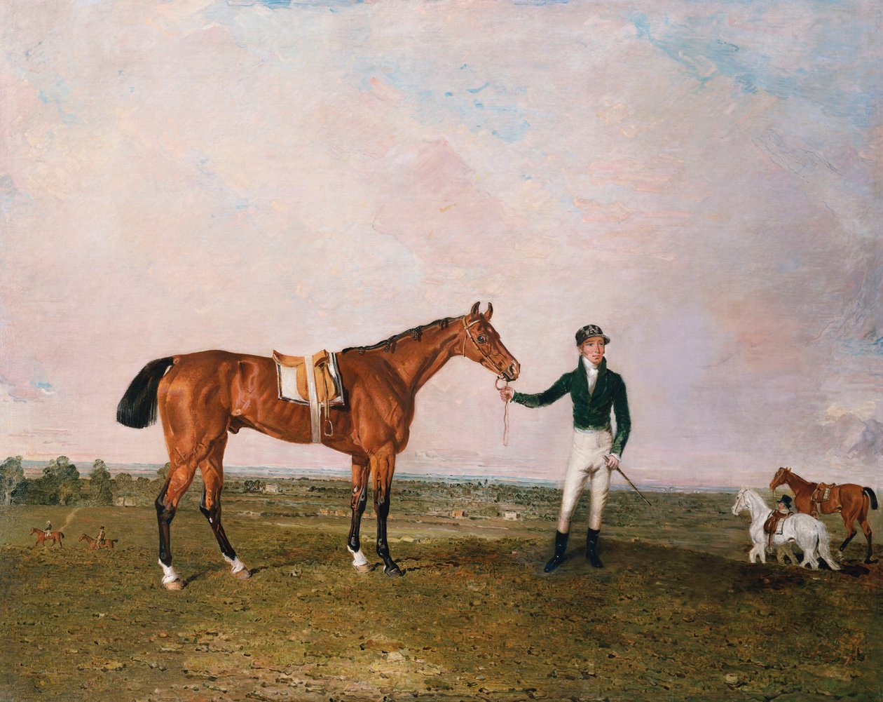 "Zinganee" v držení Sam Chifney Jr. v Newmarketu, 1829 od Benjamin Marshall