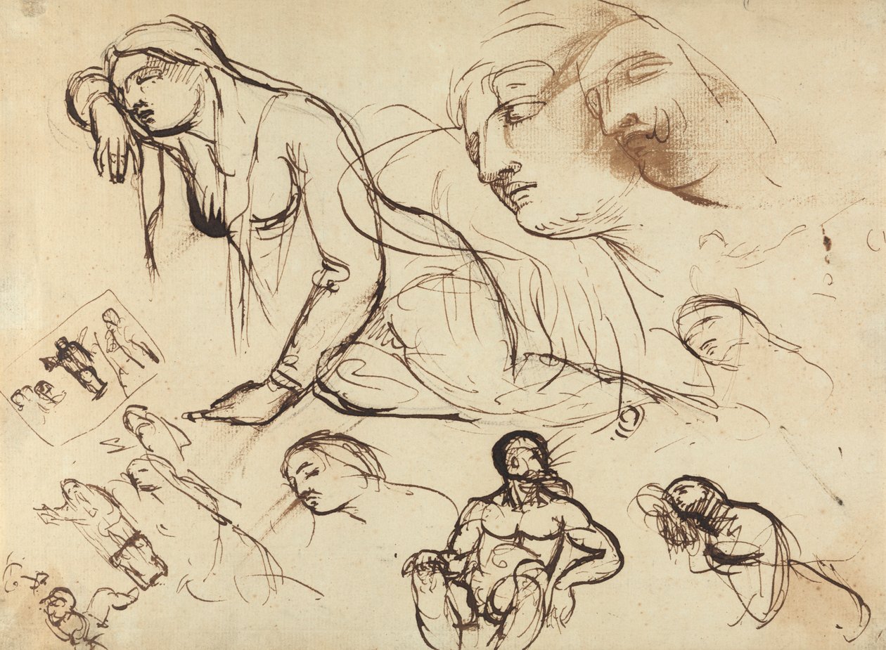Figurální studie Panny Marie od Benjamin Robert Haydon