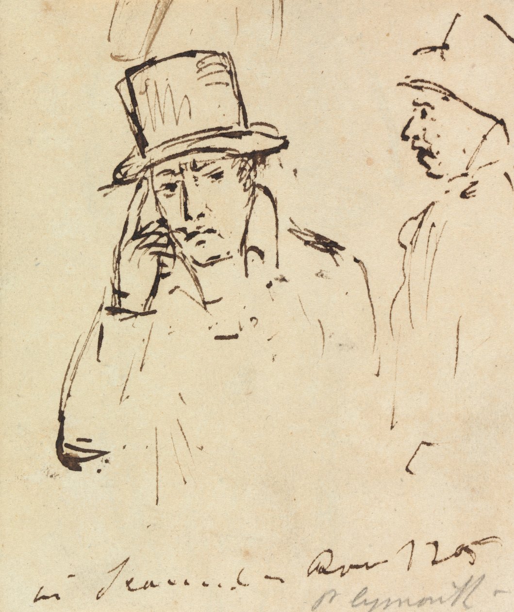 Studie mužů s klobouky od Benjamin Robert Haydon
