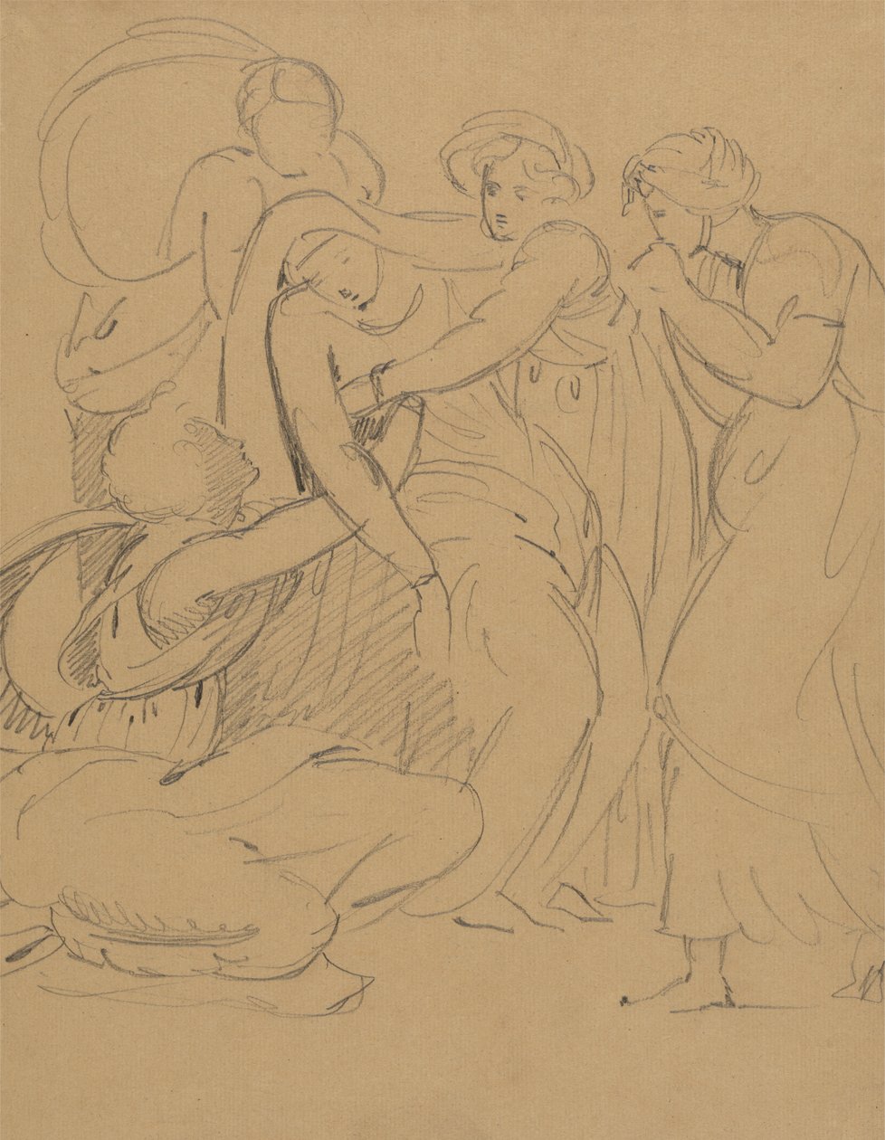 Studie dramatické scény od Benjamin Robert Haydon