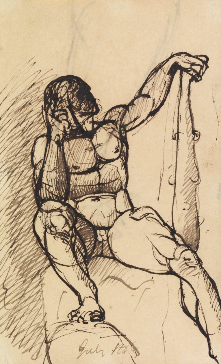 Studie mužského aktu od Benjamin Robert Haydon