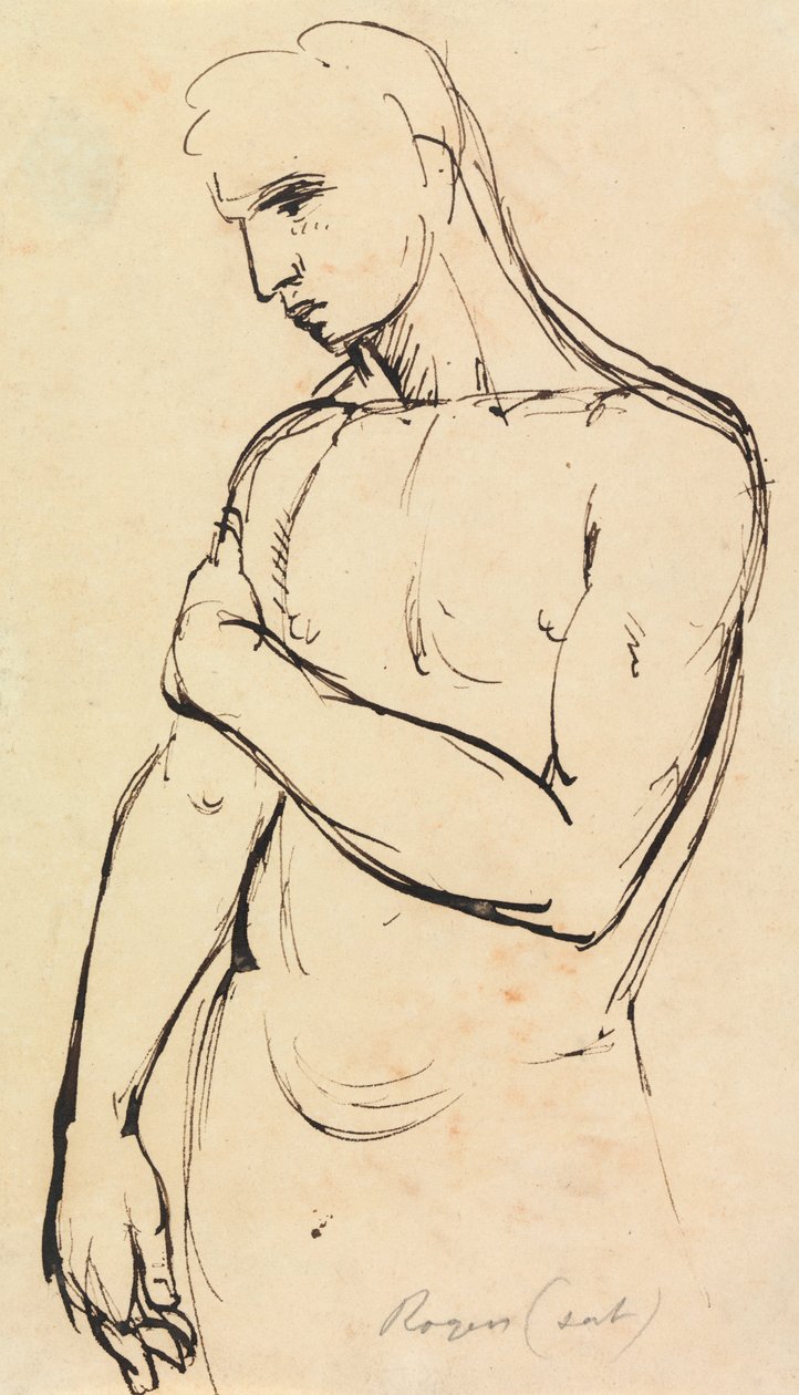Studie mladého muže od Benjamin Robert Haydon