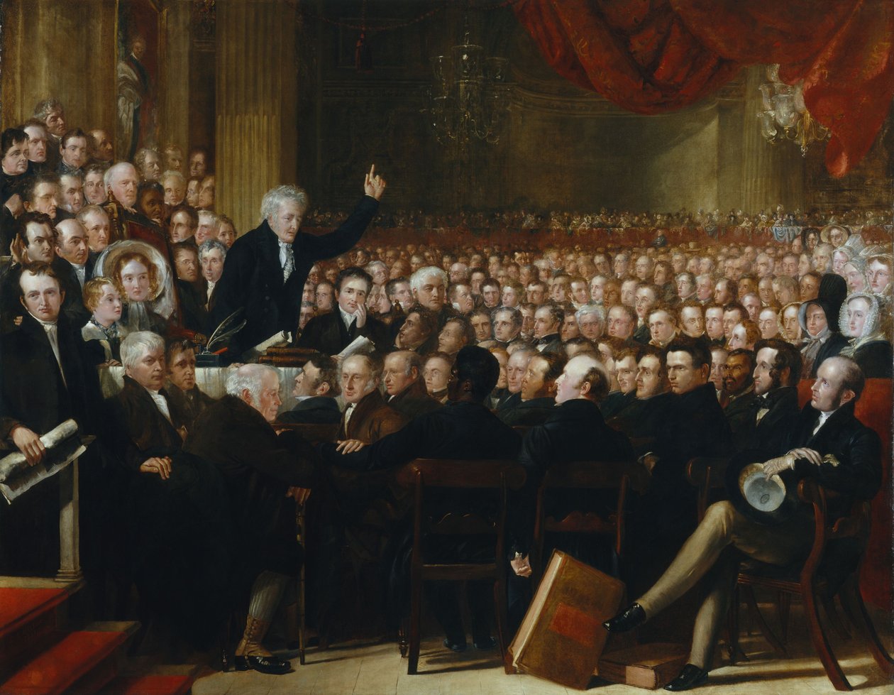 Anti-Slavery Society Convention od Benjamin Robert Haydon