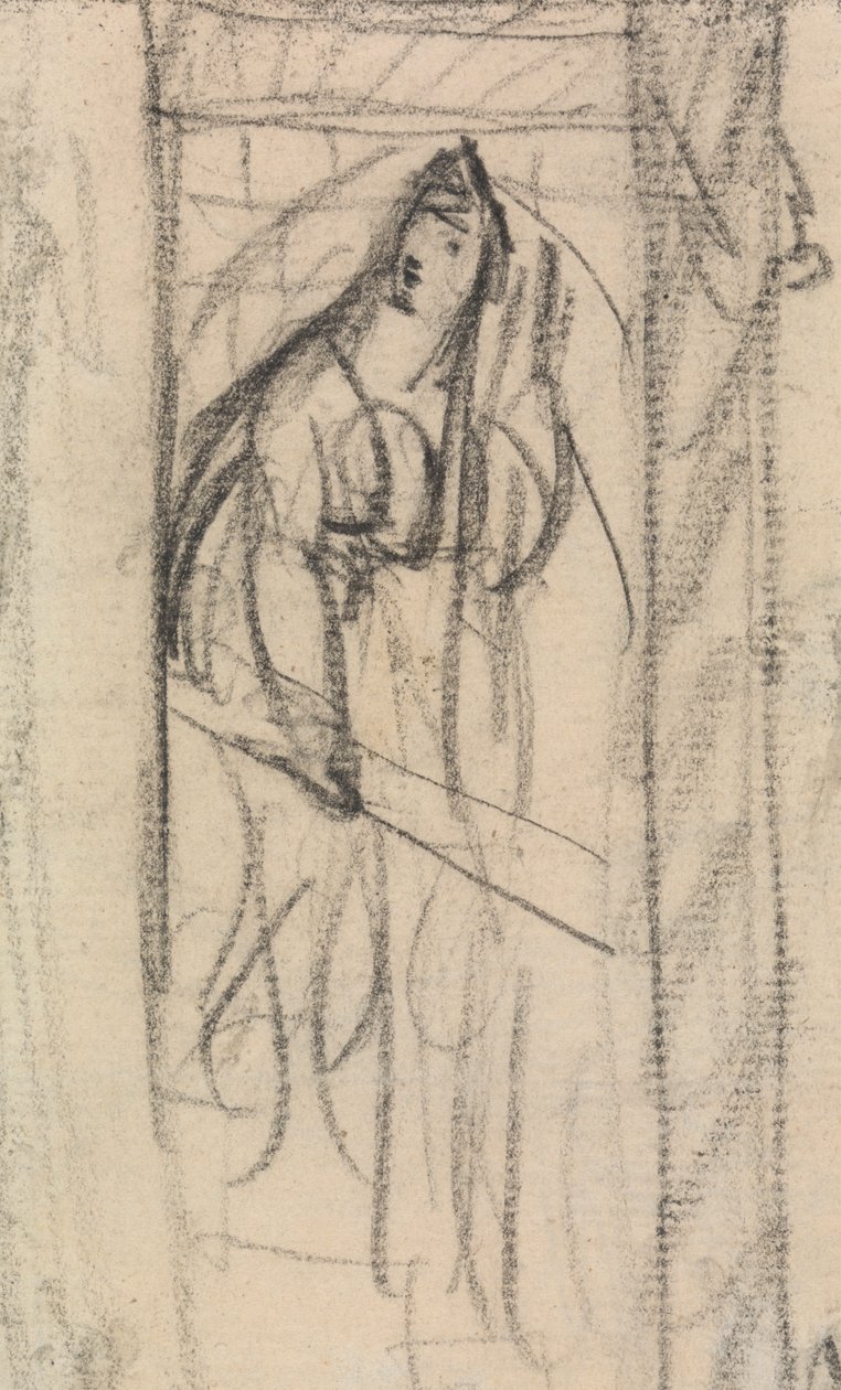 Vražda Duncana - Lady Macbeth, Blížící se Macbeth a tělo od Benjamin Robert Haydon