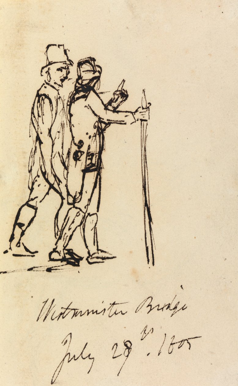 Westminsterský most od Benjamin Robert Haydon