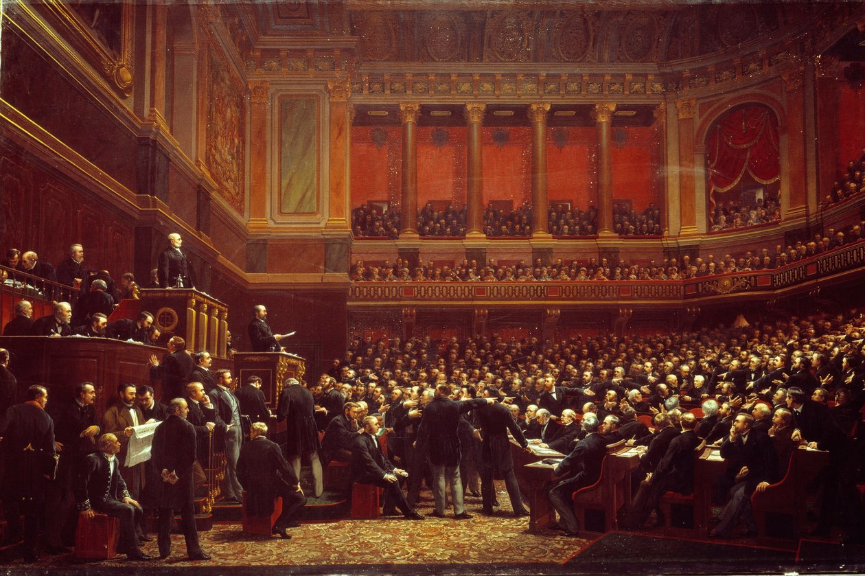 Louis Adolphe Thiers (1797-1877) na zasedání Národního shromáždění konaném ve Versailles dne 16. června prohlásil Osvoboditelem území““ od Benjamin Ulmann