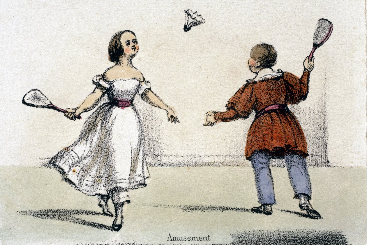 Zábava, od kura domácího v grafických ilustracích zvířat - Ukazování jejich užitečnosti člověku při jejich zaměstnání během života a použití po smrti, kolem roku 1845 od Benjamin Waterhouse Hawkins