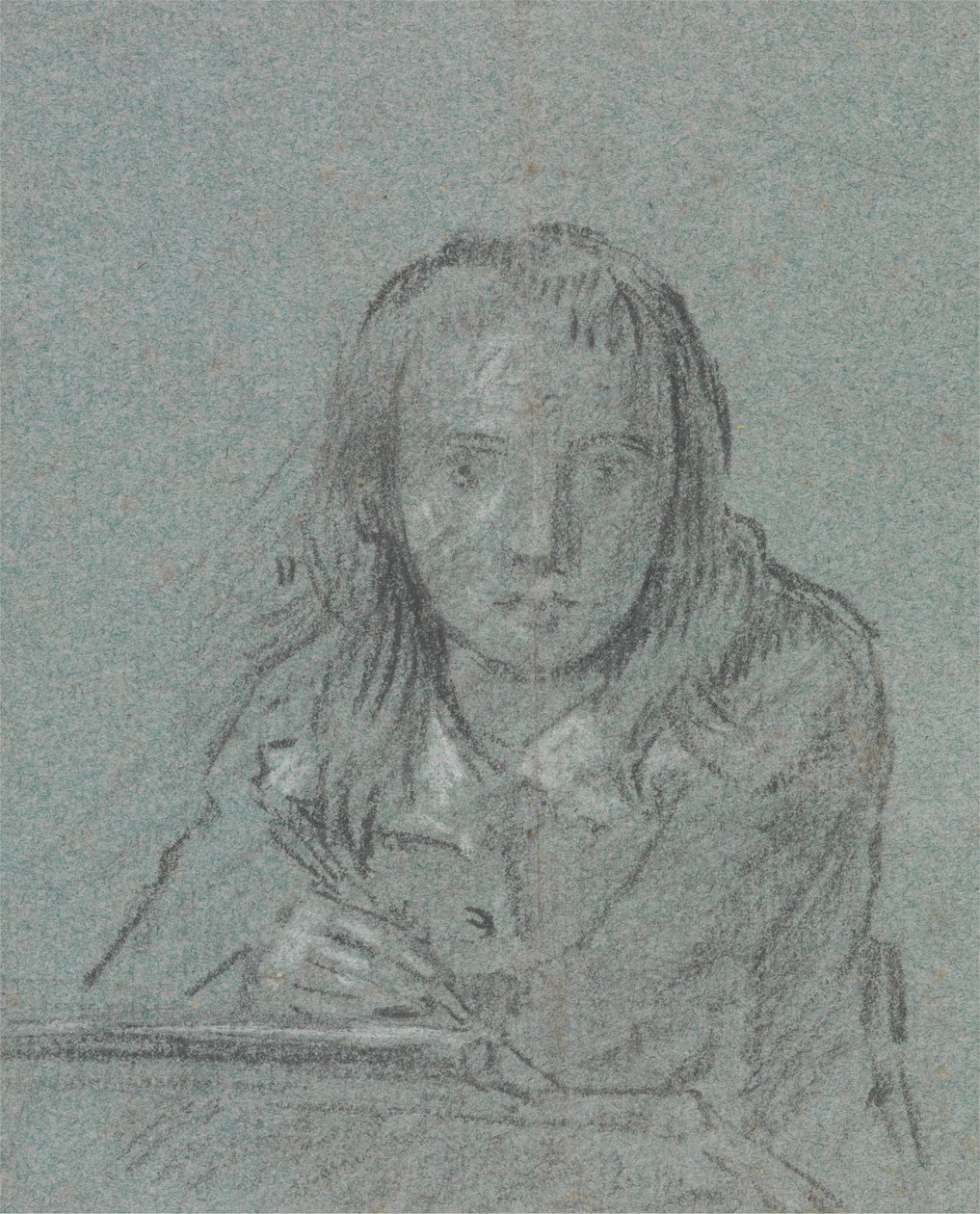 Umělcův syn psaní od Benjamin West