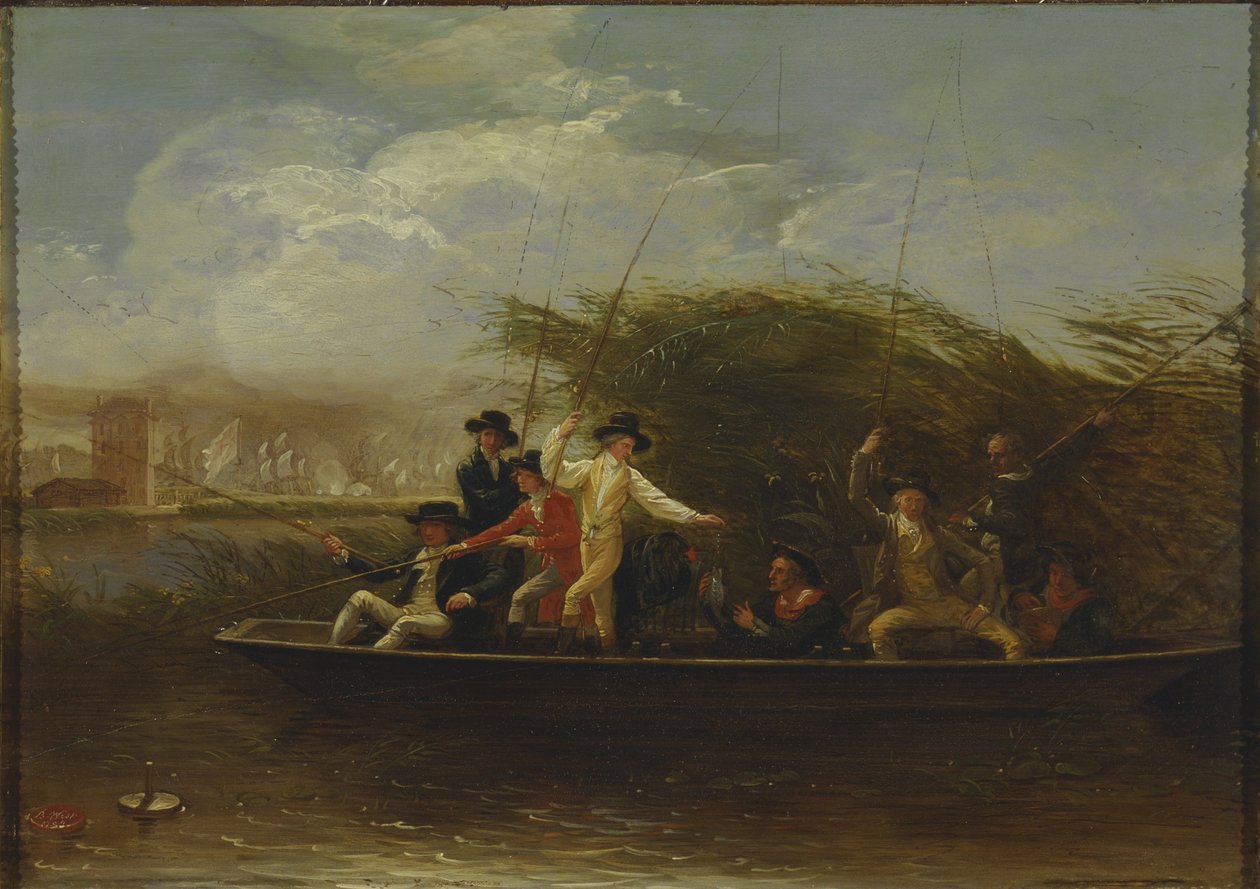 Rybaření pro pány od Benjamin West