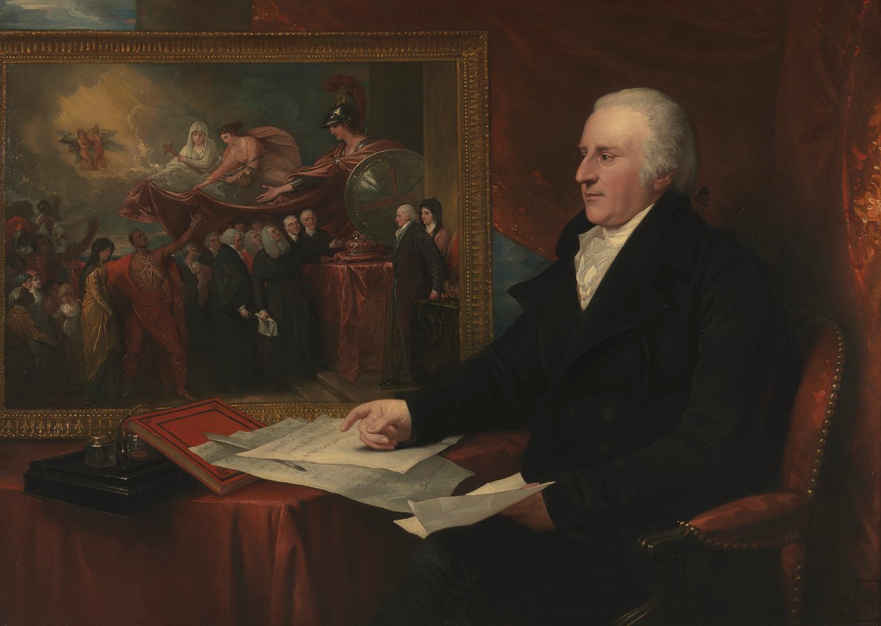 John Eardley Wilmot od Benjamin West