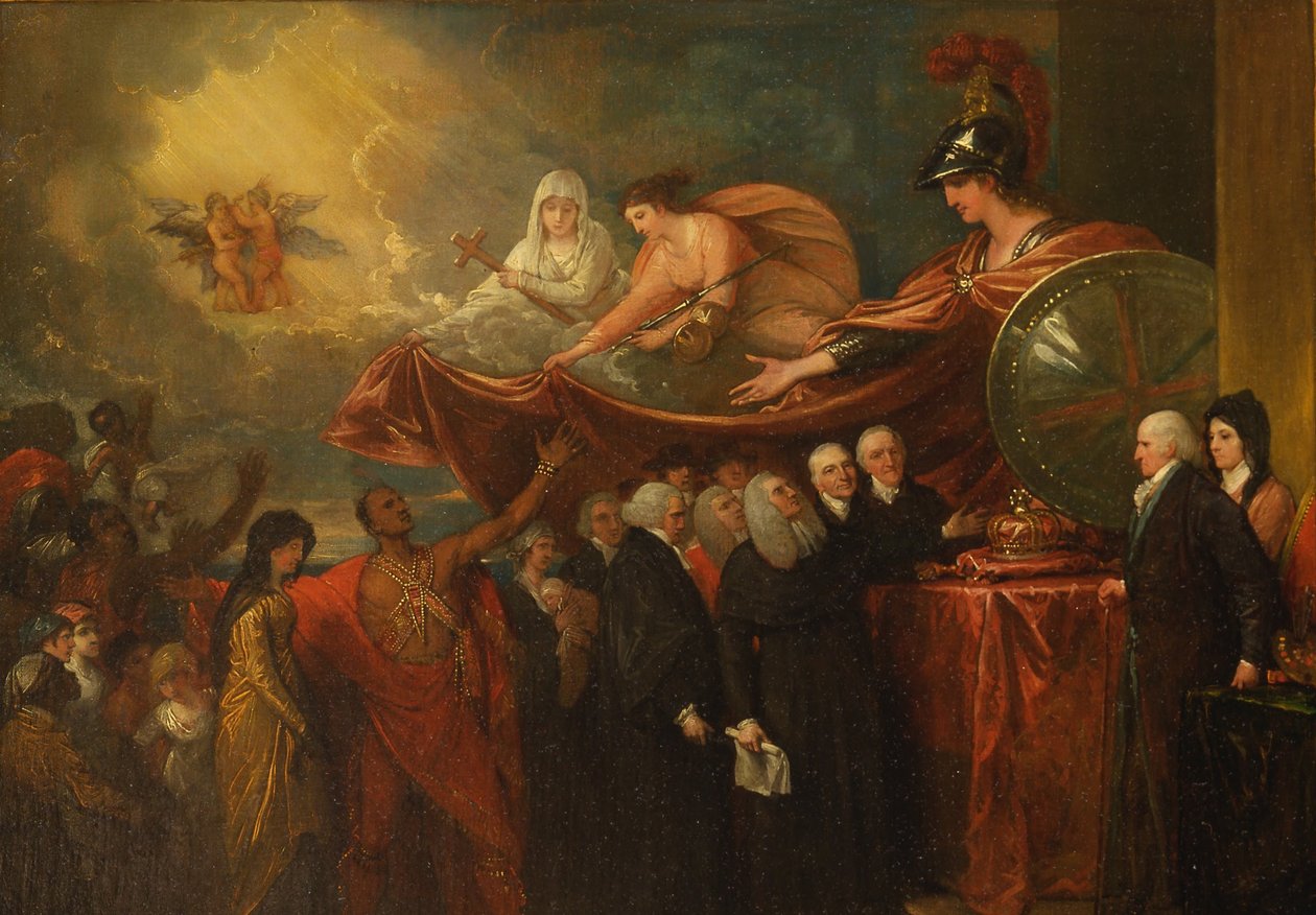 John Eardley Wilmot od Benjamin West