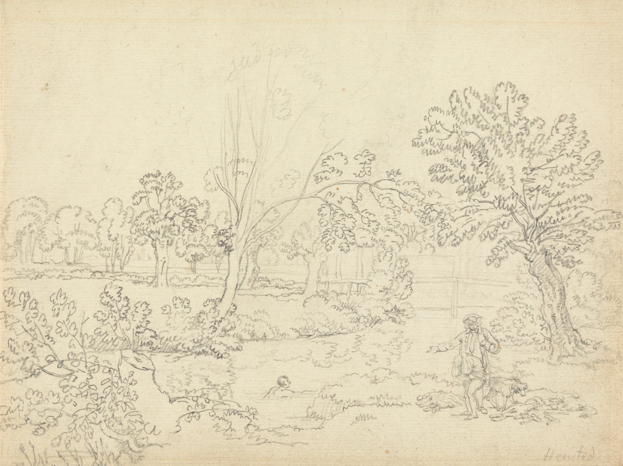 Krajina v Hensteadu od Benjamin West