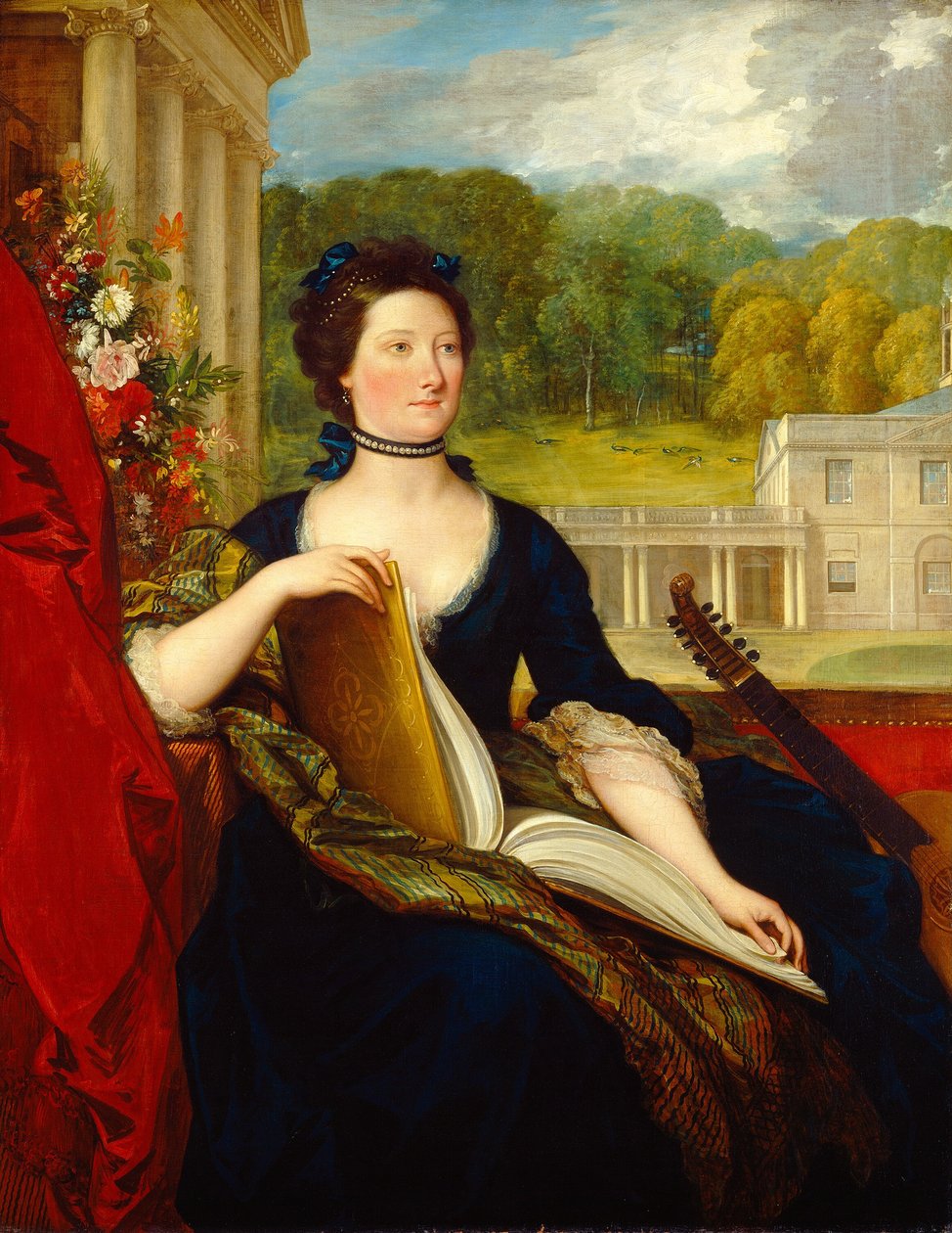 Maria Hamilton Beckford (paní William Beckford) od Benjamin West
