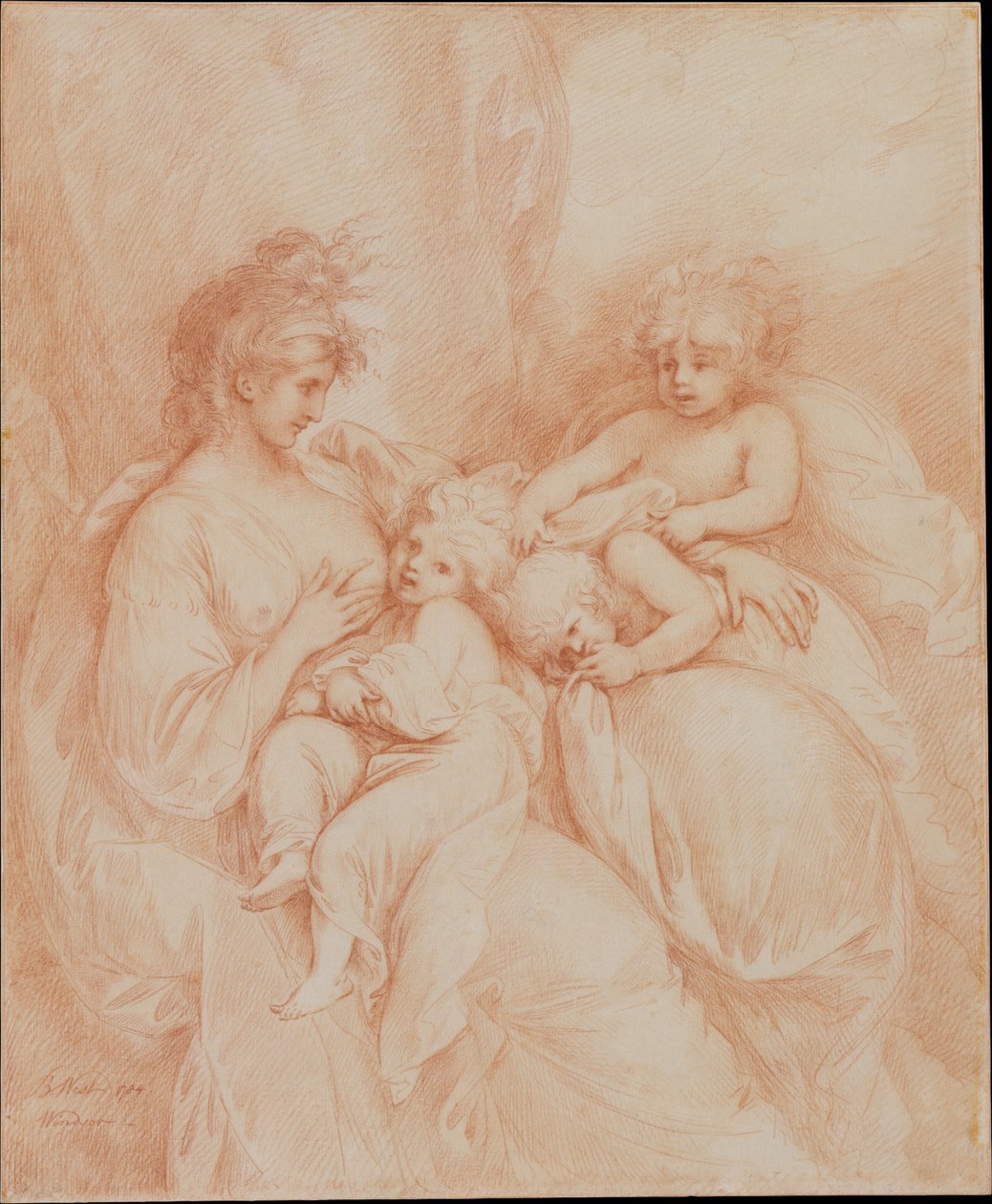 Mateřství od Benjamin West