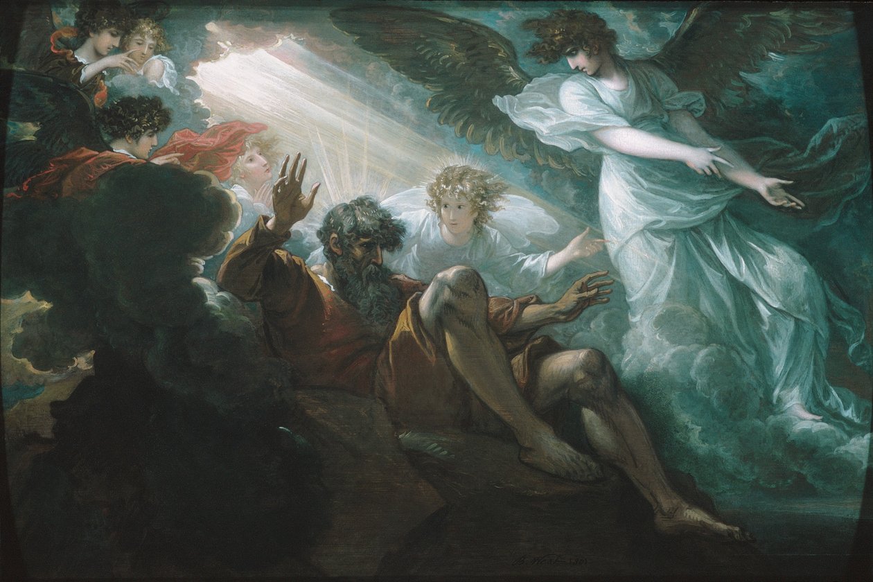 Mojžíš ukázal zaslíbenou zemi od Benjamin West