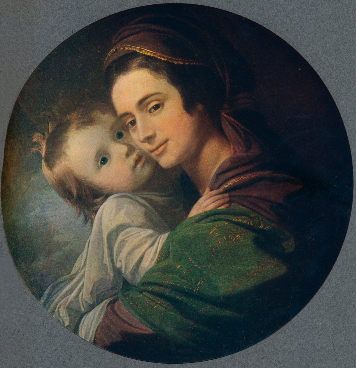 Paní Westová a dítě, 1770, 1909 od Benjamin West