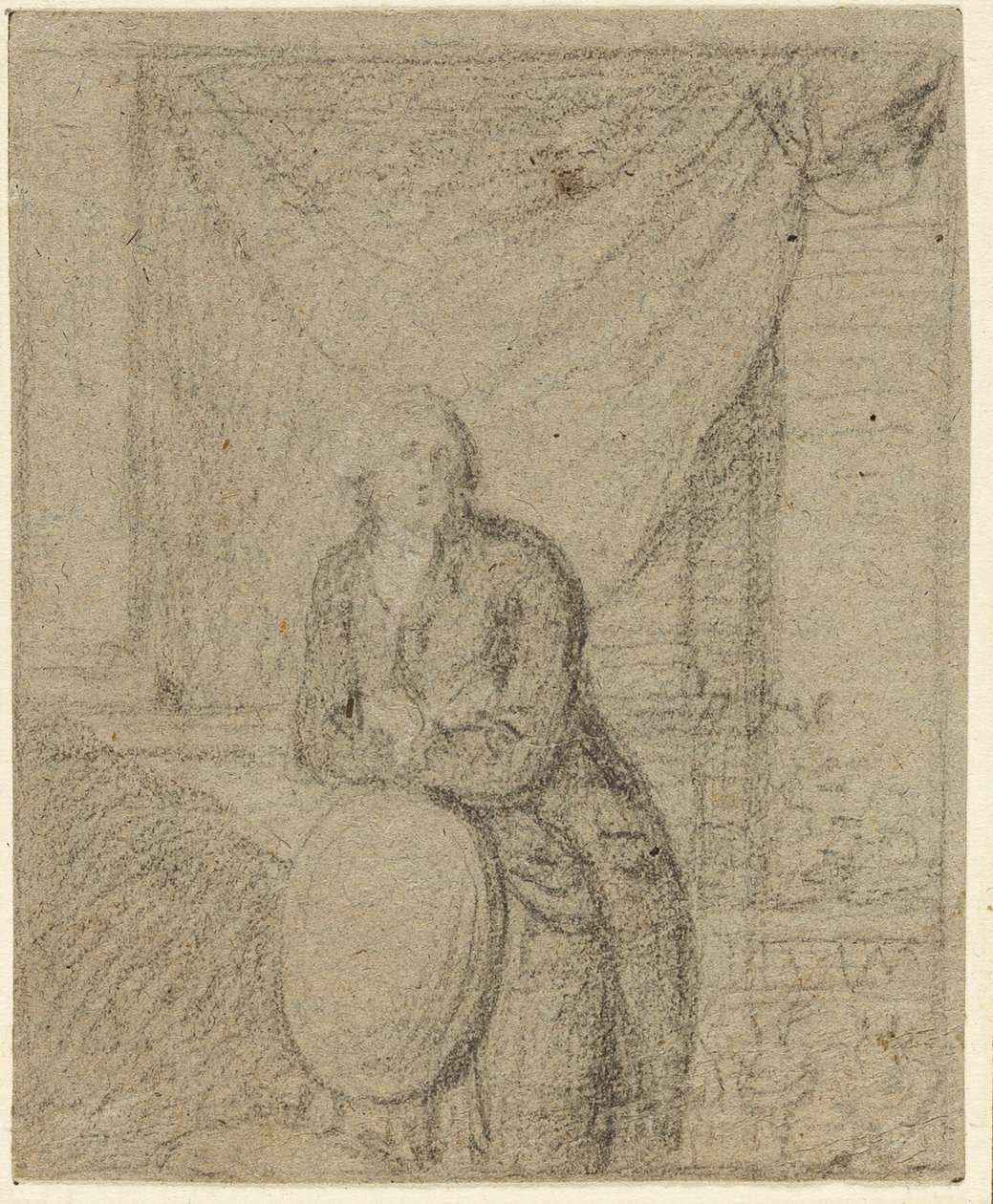 Portrét muže stojícího před oknem od Benjamin West
