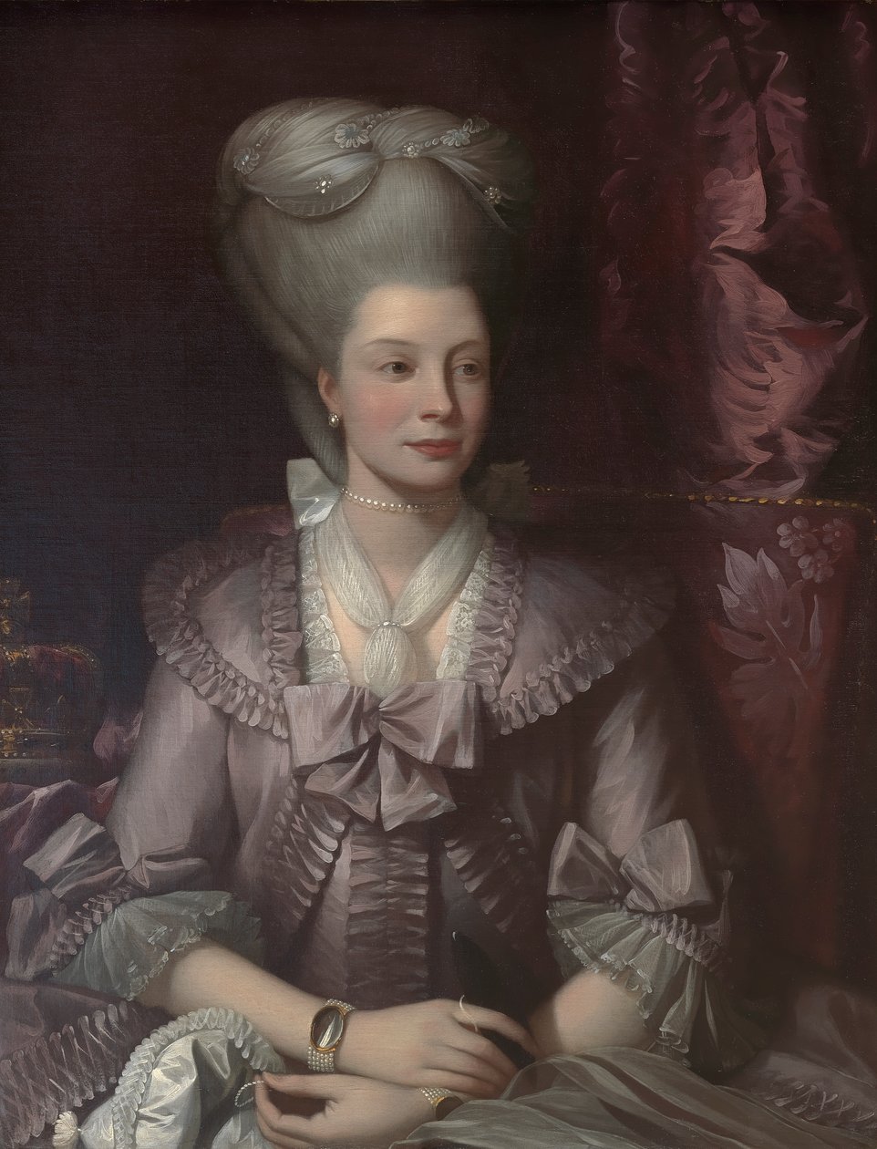 Královna Charlotte od Benjamin West