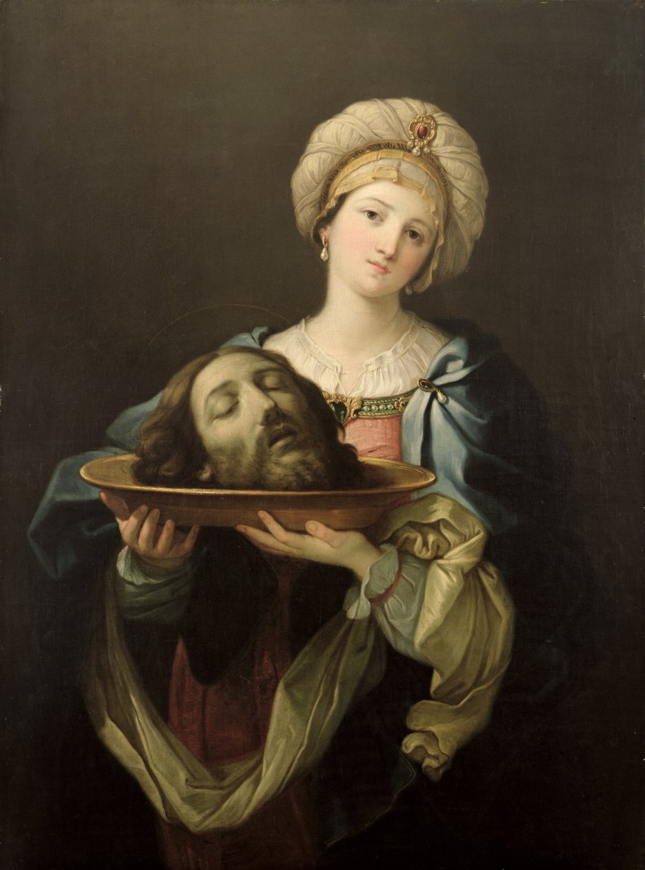 Salome s hlavou svatého Jana Křtitele, asi 1761 (olej na plátně) od Benjamin West