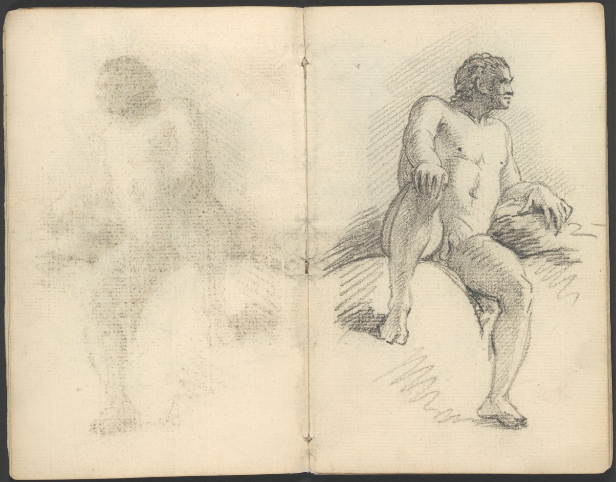 Náčrt figurálních a kompozičních studií od Benjamin West
