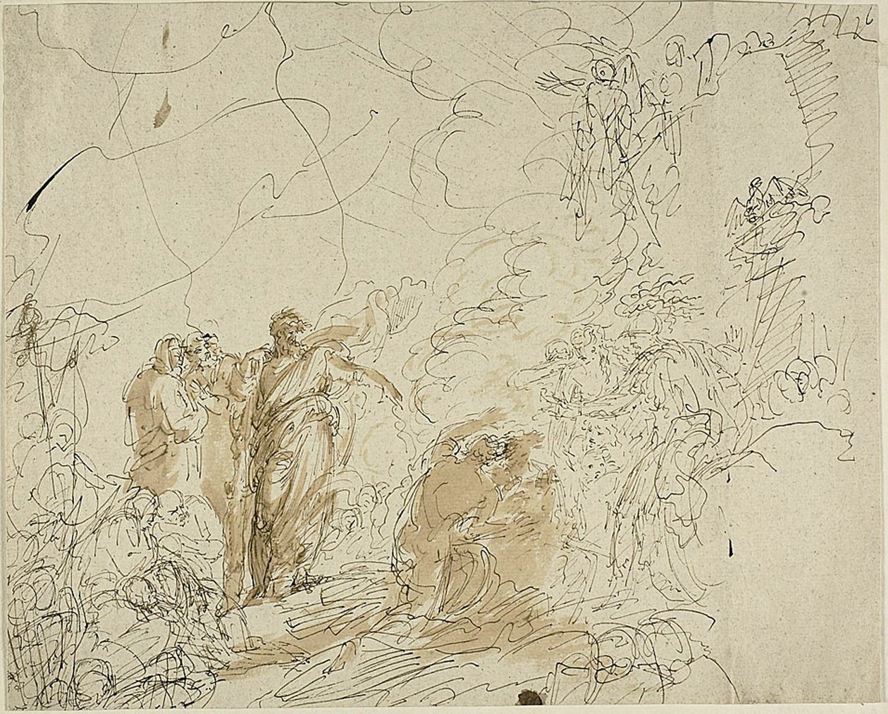 St. Paul setřásání zmije od Benjamin West