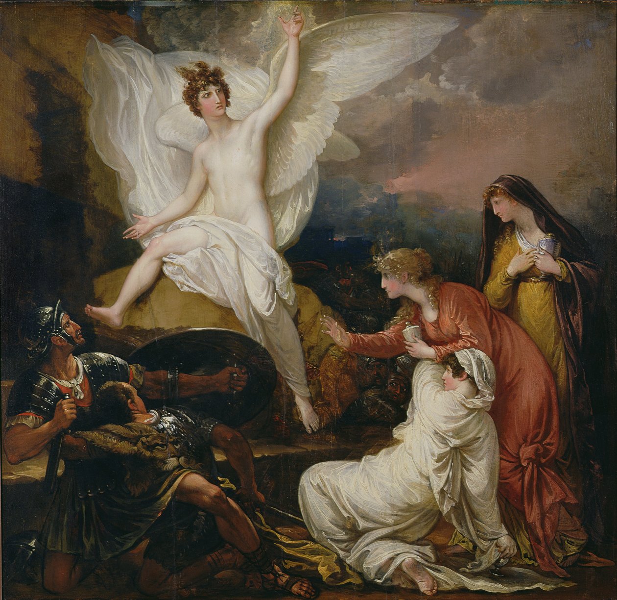 Anděl Páně ohlašující vzkříšení, 1805 od Benjamin West