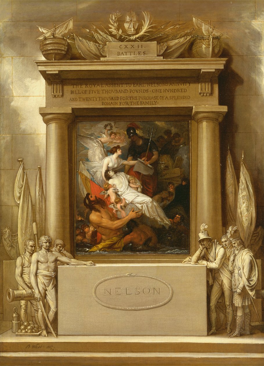 Nelsonova apoteóza od Benjamin West