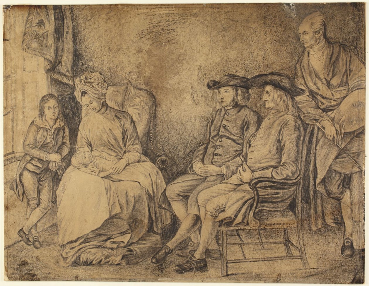 Umělcova rodina od Benjamin West