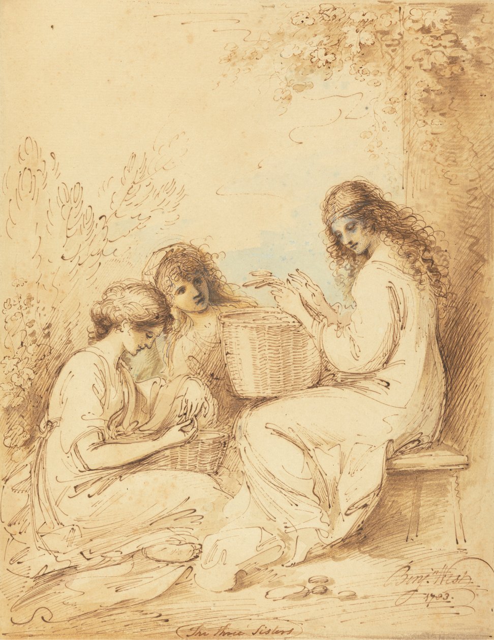 Tři sestry od Benjamin West