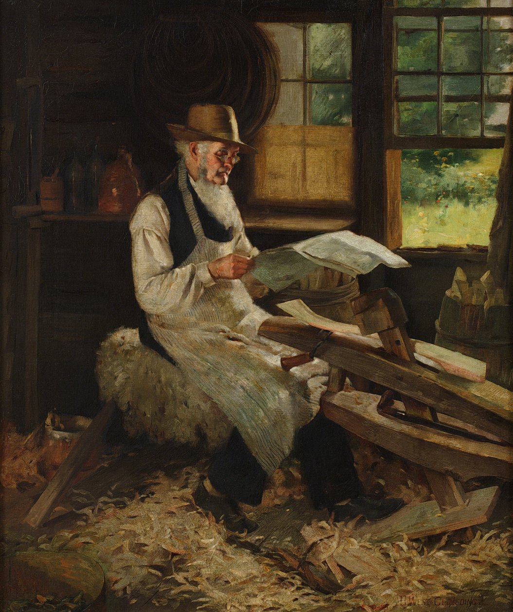 Okamžik nečinnosti od Benjamin West Clinedinst