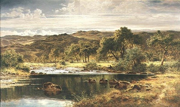 Jasné odpoledne, Severní Wales od Benjamin Williams Leader