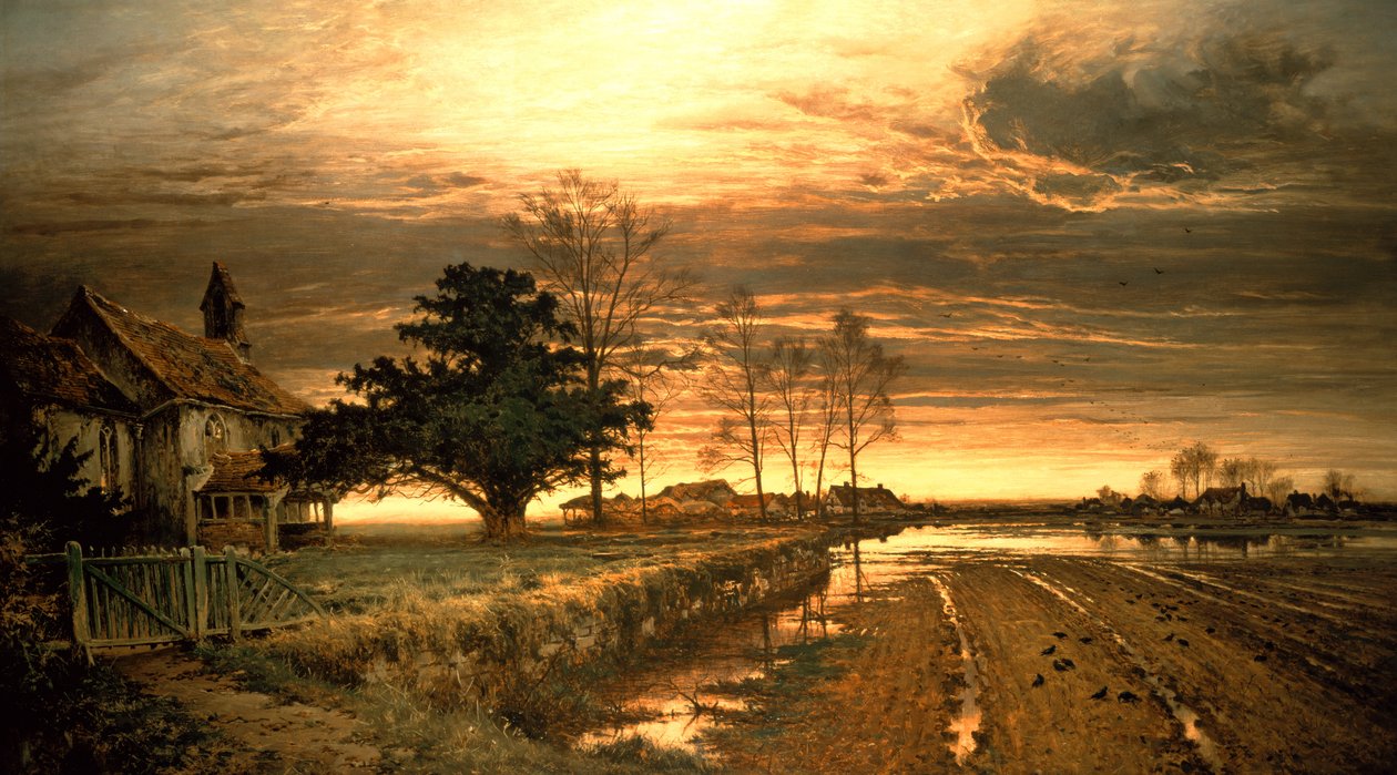 Večer bude světlo, 1882 od Benjamin Williams Leader