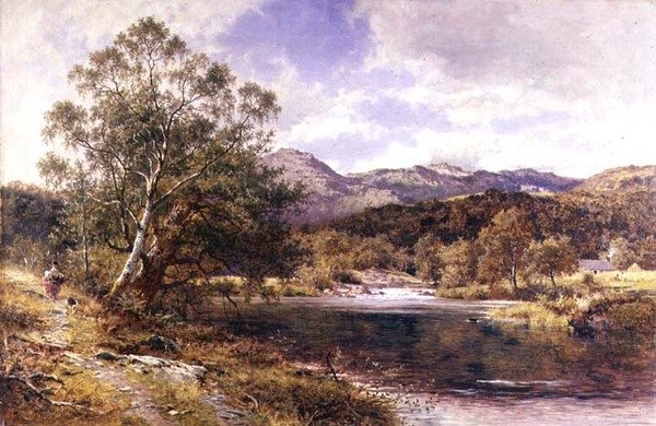 Na Llugwy, Severní Wales od Benjamin Williams Leader
