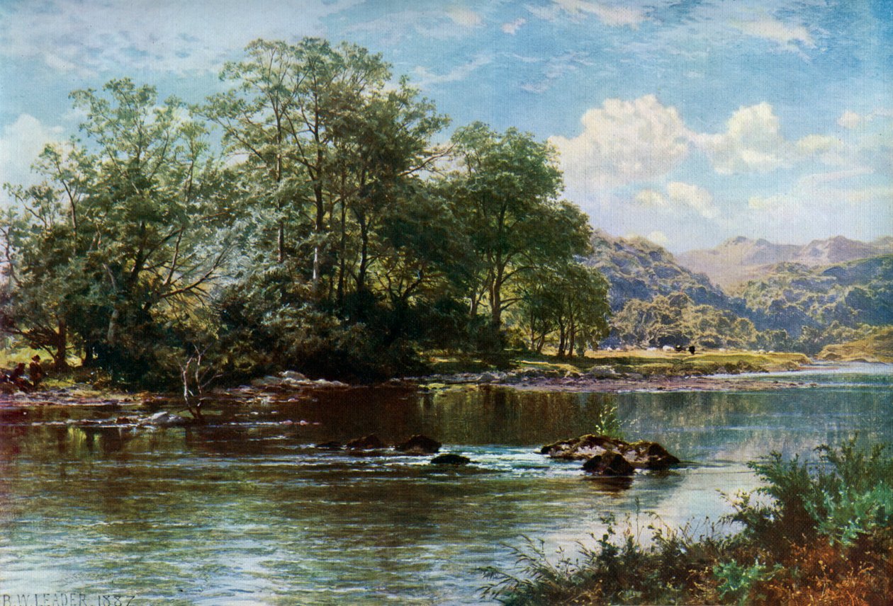 Potok v letním čase, 1887, 1912. od Benjamin Williams Leader