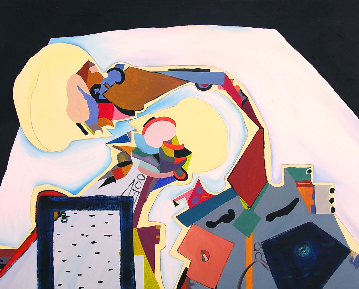 Dormeurs, 2000 (olej na plátně) od Benoit Erwann Boucherot