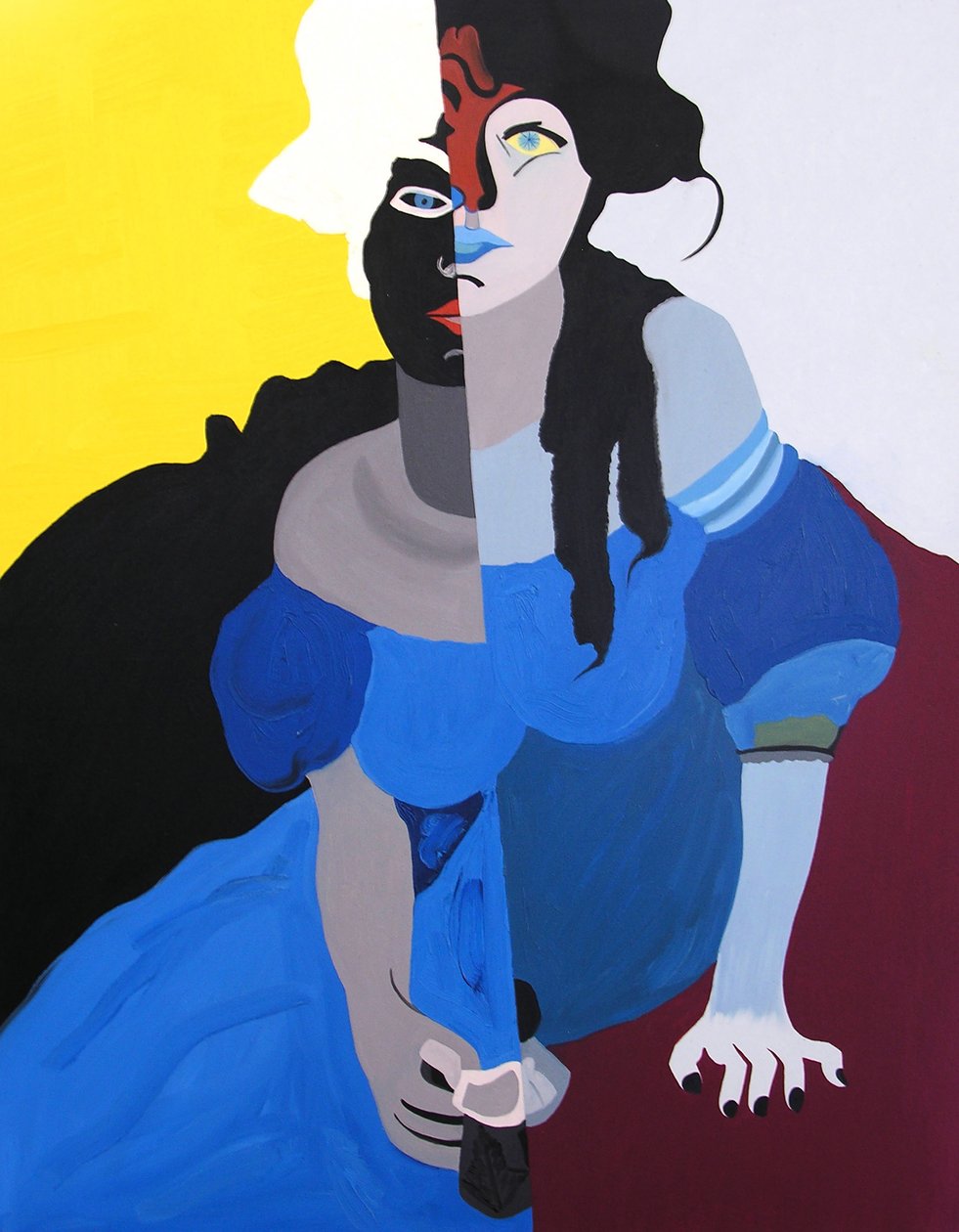 Slečna N. 3, 2000 (olej na plátně) od Benoit Erwann Boucherot